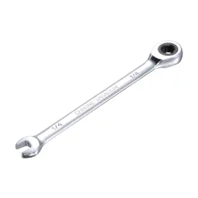 A20102800ux0404 Uxcell 1/4 Inch Ratcheting Combination Wrench Sae 72 Teeth 12 Black