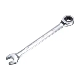 A20102800ux0408 Uxcell 3/8 Inch Ratcheting Combination Wrench Sae 72 Teeth 12 Silver