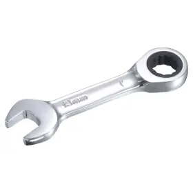 A21102600ux0112 Uxcell 13mm Stubby Ratcheting Combination Wrench Silver Tone Black