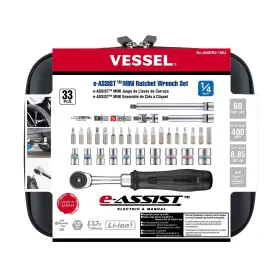 400er2-1mu Vessel Hexp-10890 E-assist Electric Mini Ratchet Wrench Set 1/4 Inch Drive Japan