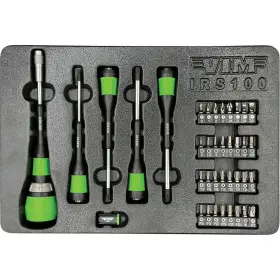 Vim-irs100 Vim Hand Tools 40 Pc. Interchangeable Ratcheting Screwdriver Set