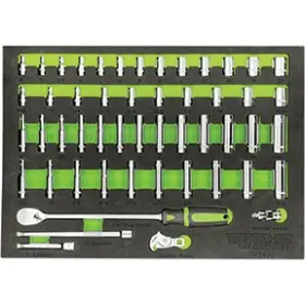 Vim-sms400 Vim Hand Tools 51 Pc. 1/4in Dr. Socket Master Set