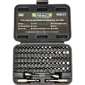 Vim-vhc77 Vim Hand Tools 77 Pc. Half Cut Set Torx