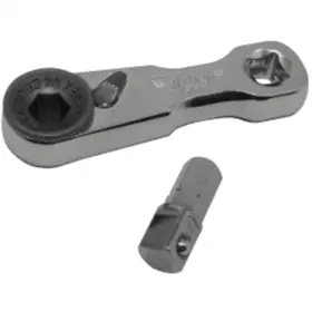 Vim Tools 744110768480 1/4 Inch Dual Drive Ratchet Socket Wrench Set Compact And Durable