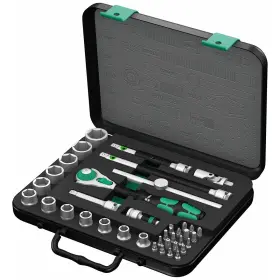 Wera 013288121165 Sae 3/8 Inch Drive Speed Ratchet Set 38-piece