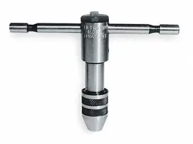 2cyt4 Westward Tools T Handle Tap Wrench Ratchet 1/16-5/32 In