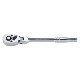 440g10 Westward 1/4 Inch Drive 72 Geared Teeth Pear Head Style Hand Ratchet 7-1/4