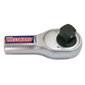 45j258 Westward 1 Inch Drive 24 Geared Teeth Pear Head Style Hand Ratchet 6-1/2
