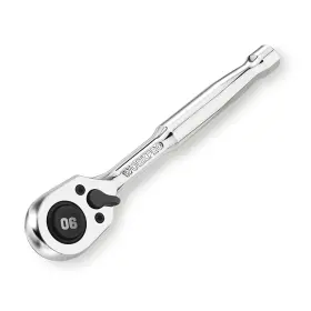 071106 Workpro Low-profile 1/4-inch Drive Ratchet 90-tooth 1/4 Inch Chrome