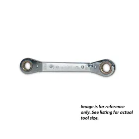 9436 Wright Tool Offset Reverse Ratcheting Box Wrench 12 Point 15mm X 17mm
