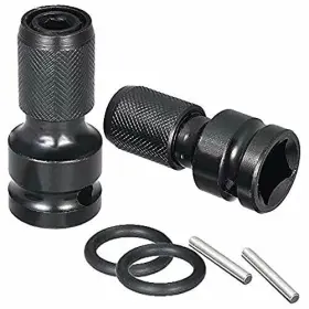 000009 Wuqiannian Quick Release 1/2-inch Square Drive To 1/4-inch Hex Female Socket Adapter