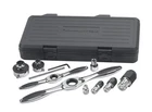 11 Pc. Ratcheting Tap And Die Drive Tool Set Piece, Solid Black New. Price: $182.54.