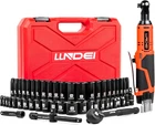 3/8" 58PCS Cordless Electric Ratchet Wrench With Socket SET,12V High Capacit New. Price: $188.99.