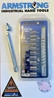 Armstrong Usa Made #15-249A 10PC Sae 1/4 Drive Socket Set Rail + Bonus New. Price: $36.75.