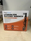 Protmex Cordless Electric Ratchet Wrench 21V 2.0AH Battery 60FT-LBS (80N.M) Open. Price: $59.99.