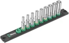 Wera Magnetic Socket Rail Deep Set, 1/4" Drive, 9PC, 05005410001 New. Price: $90.00.