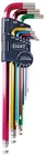 Eight Tool TELC-S9N, Multi-color Taper Head Hex Key 9PCS. 1/16"-3/8" Set New. Price: $60.66.