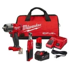 Milwaukee M18 Fuel 1/2" Impact Wrench & M12 3/8" Ratchet Tool Combo Kit New. Price: $549.99.