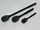 New Proto Tools Usa 3PC Black Industrial Finish Ratchet Set, 3/8" & 1/2" Drive. Price: $139.99.