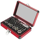 Sunex Tools 9732 44 Piece Mini 1/4" Drive Dual Flex Head Ratchet With Socket New. Price: $61.39.