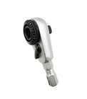 Labear 2-IN-1 Mini Ratchet Wrench Adapter, Magnetic 1/4" Hex Bit Silver New. Price: $28.99.