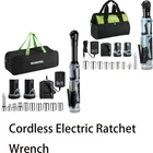 Workpro 3/8 Cordless Electric Ratchet Wrench Kit 40FT-LBS Extended/standard Head New. Price: $69.99.