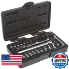 Gearwrench 27 Pc. 1/4 Drive 6 Pt. Pass-thru Mechanics Tool Set Standard New. Price: $124.51.