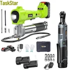 Taskstar 10000 Psi Cordless Grease Gun & 3/8" 40 Nm Ratchet Wrench Combo Kit New. Price: $119.00.