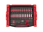 1/4 Inch Drive 6-POINT Socket And Ratchet Set With Open Top Drawer Rack 58PC New. Price: $165.99.