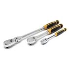 Gearwrench Pce 1/4 & 3/8 Drive 90-TOOTH Teardrop Soft Grip Ratchet Set 81203T New. Price: $159.99.
