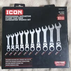 Icon WRSTFM-10 Piece Ratcheting Stubby Flex Head Wrench Set Metric 10-19MM New. Price: $97.78.
