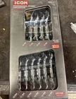 Icon Professional Stubby Ratcheting Metric Wrench Set Piece 10-19MM New. Price: $60.00.