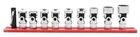 Vim Tools DDSUJ400 9 Pc. 12-PT Dual Drive Stubby Sae Socket Set 1/4 X 11MM New. Price: $116.49.