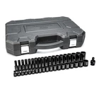Gearwrench 39 Piece 1/2INCH Drive 6 Point Impact Socket Set, Metric, Black New. Price: $183.87.