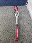 Craftsman CMMT86823 1/2" Drive 72T Low Profile Comfort Grip Ratchet 5 Arc Swing New. Price: $33.99.
