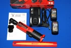 Snap-on New 14.4 3/8" Drive Red Microlithium High-torque Cordless Ratchet Kit. Price: $597.70.