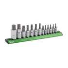 Titan 16122 13-PIECE Star Bit Socket Set, 1/4", 3/8", 1/2" Drive, S2 Alloy Steel New. Price: $46.32.