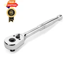 Workpro 3/8-INCH Drive Ratchet, Quick-release Reversible 3/8", Silver, Black New. Price: $23.99.