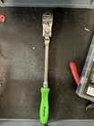 Snap-on FHLX80B 3/8 Drive Long Flex-head Locking Ratchet, Green Hard Grip Used. Price: $220.00.