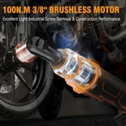 21V Brushless 3/8 Cordless Electric Ratchet Wrench 74FT-LB Batteries New. Price: $93.88.