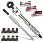 Geinxurn 180 Pivoting Flex Head T-handle Ratchet Wrench Set, 60PCS-C New. Price: $33.99.