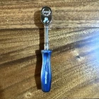 *new* Snap On Tools 1/4" THLD72 Power Blie Hard Handle Ratchet Free Priority. Price: $178.49.