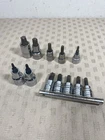 Misc. Torx Bit Socket 12 Piece Lot Pittsburg Ampro Jobs Smart 1/2 -3/8 Drives Used. Price: $14.99.