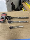 New Craftsman 1/2 1/4 . & Used Husky 3/8, Drive Ratchet Set. Price: $47.00.