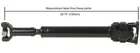 Drive Shaft-std Trans, 6 Speed Cardone Fits 2000 Dodge Ram 3500 Remanufactured. Price: $991.98.