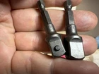 Two (2) Apex EX-370-2 Male Power Drive Extension Adapter 1/4" Hex To 3/8" Square Used. Price: $16.20.