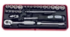 Koken #2201AM - 1/4" Sq. Drive Socket Set 6 Point 25 Pieces New. Price: $182.00.