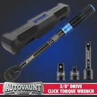 3/8" Drive Click Torque Wrench Snap Socket Ratcheting 5-45 Ft-lb 6.8-61 N-m New. Price: $30.99.
