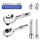 Workpro Stubby Ratchet & Bit 16 Pcs Driver Set, Silver New. Price: $32.04.