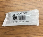 3028D Grey Pneumatic 3/4" Drive X 7/8" Deep Socket New. Price: $28.98.